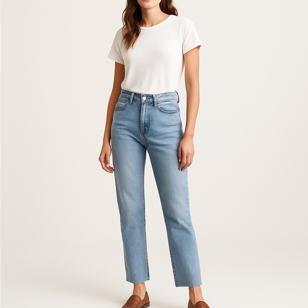 Madewell Classic Straight Jeans Light Wash Size 25